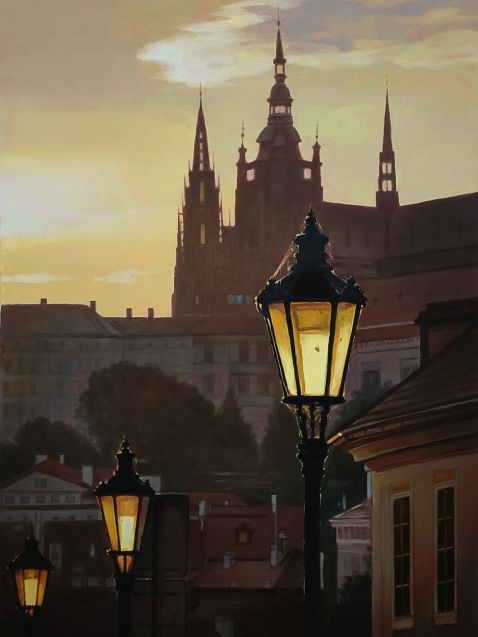 Рисуване по номера - Прага, 40х50см