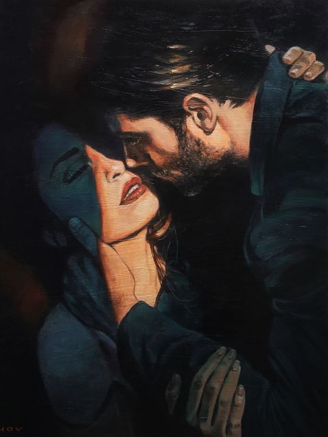Рисуване по номера - Последна целувка, 40х50см