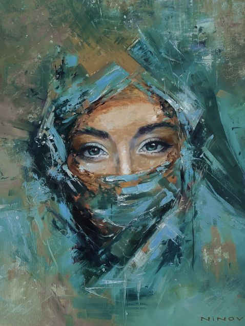 Рисуване по номера - Пустинно цвете, 40х50см