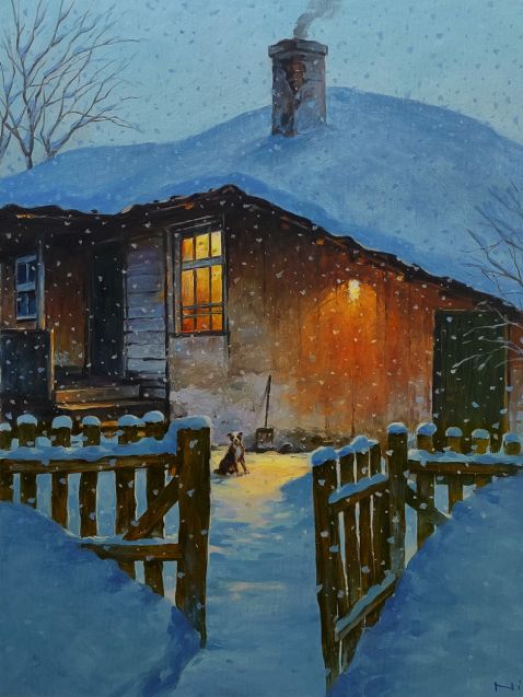 Рисуване по номера - Тишина, 40х50см