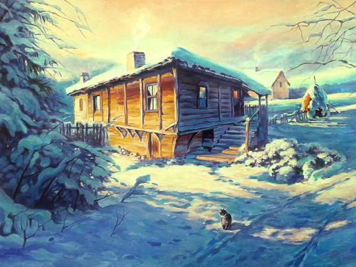 Пъзел - Зима, 50x70см, 1000 части