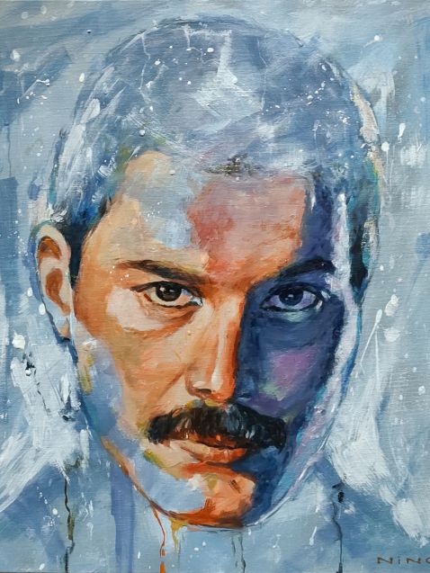 Рисуване по номера - Фреди, 30х40см