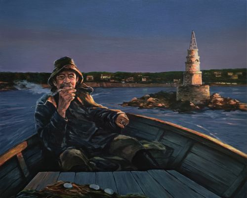 Рисуване по номера - Преди изгрев, 40х50см