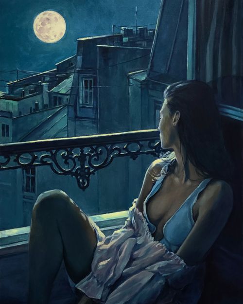 Рисуване по номера - Пеперудена луна, 40х50см
