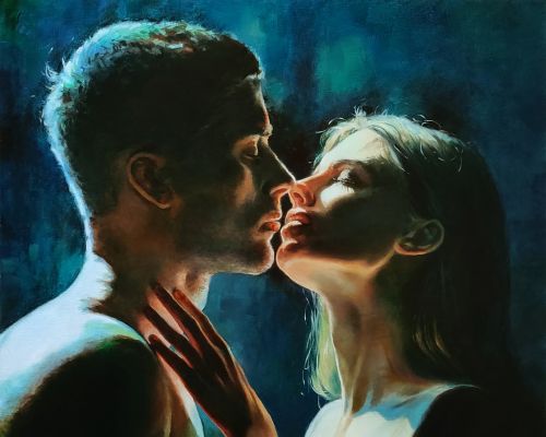 Рисуване по номера - Целувката, 40х50см
