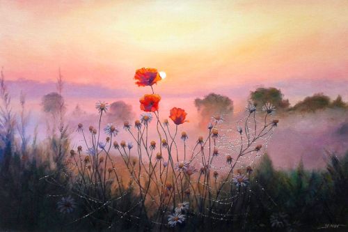 Рисуване по номера - Юлска утрин, 40х60см