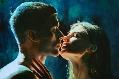 Рисуване по номера - Целувката, 40х60см