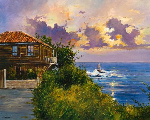 Рисуване по номера - Ахтопол, 40х50см