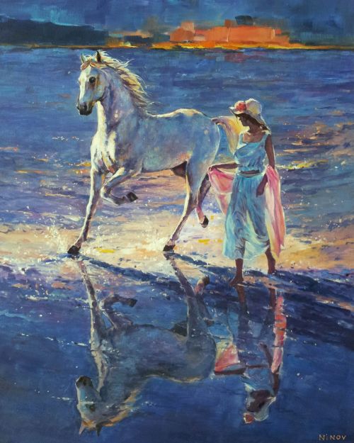 Рисуване по номера - С мирис на море, 40х50см